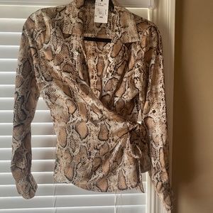 BNWT Kut From The Cloth animal print shirt